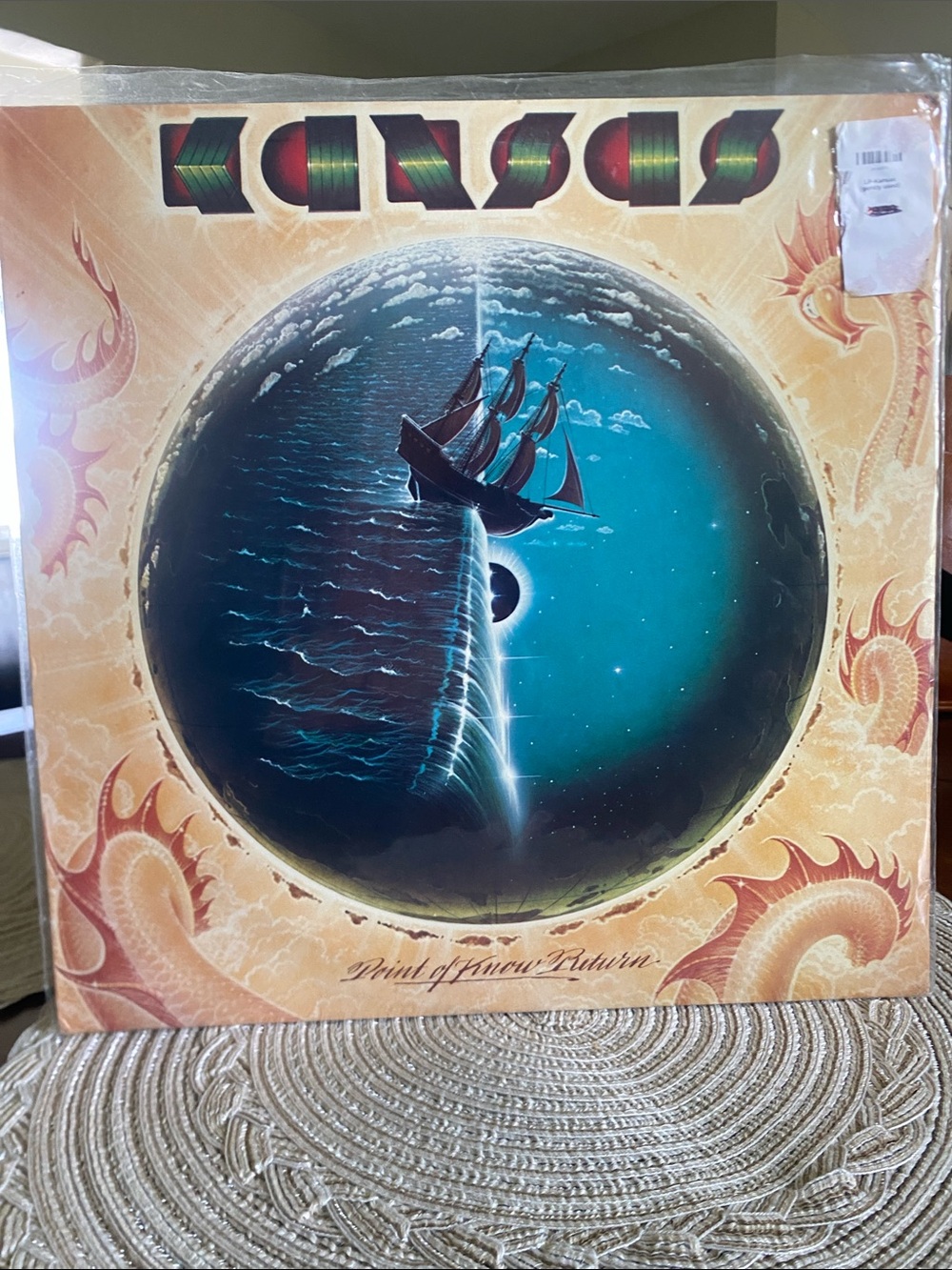 Kansas 'Point of Know Return' Vinyl Album - Beige & Teal Cover Art